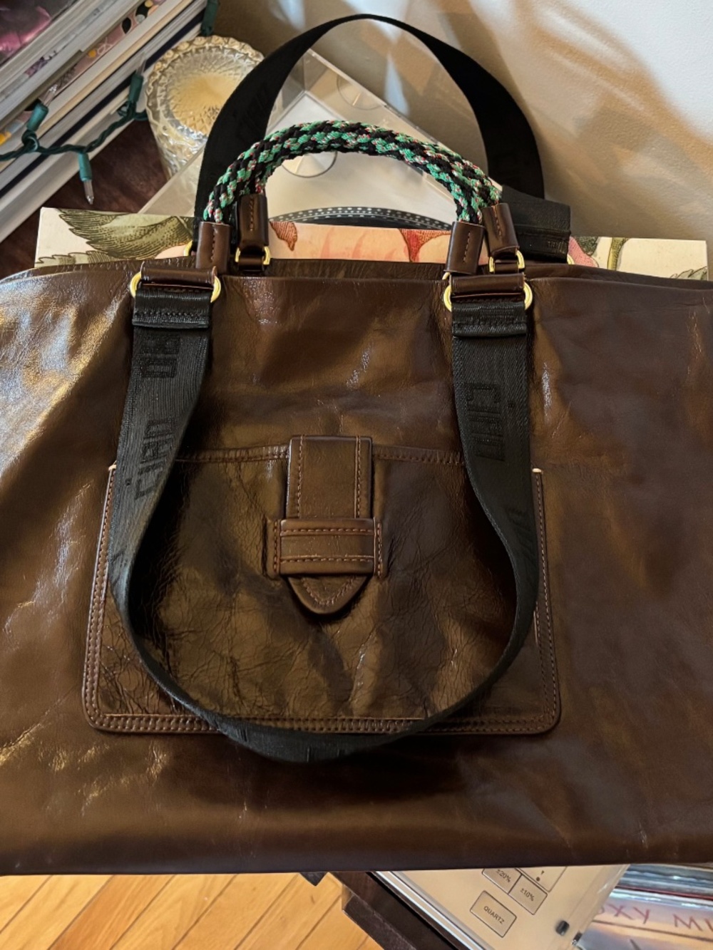 Clare V Grande Bateau Tote - MOCHA - EXCELLENT CONDITION - Picture 4 of 11
